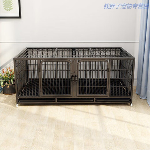 Yuhualuo dog cage, rabbit cage, breeding cage, pigeon cage, large special family breeding cage, three-layer breeding cage, cat cage, white, three-layer 156*77*195cm partition