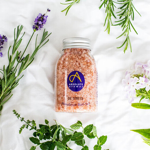 Absolutearomas British Chantilly Rose Bath Salt Bath Bath Salt Cleansing Essential Oil Body Scrub to Exfoliate Chicken Skin 625g Good Sleep Bath Salt