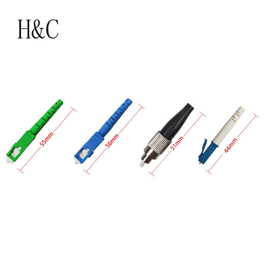 H/C-Faserschleifenendmaschinenschleife SC/FC/LC-Faseradapter unterstützt maßgeschneiderte Leitungsleder-Leder-Faser-Kabel Schneller Endanschluss SC-upc-Anschluss *10