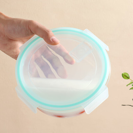 Baijie Borosilicate Glas Bunchbox Mikrowelle Ofen Büroarbeiterin Babynahrungskiste Instant Nudeln Schüssel Kühlschrank Frische Box 1000ml
