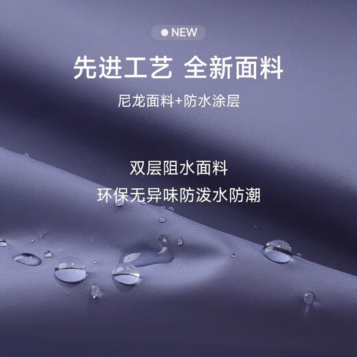 Tuban出差旅行鞋子收纳袋便携式行李箱防尘拖鞋子收纳包旅游装鞋子神器 灰紫色【便携手提 适用45码内】