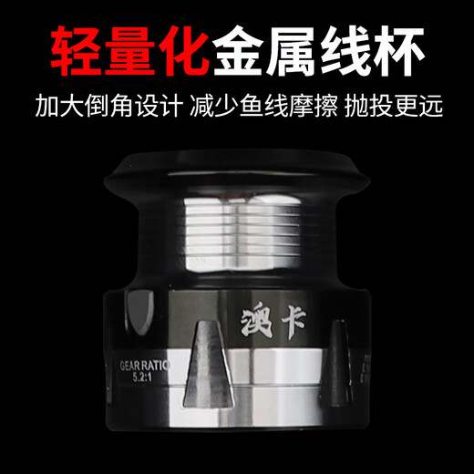 Tiger Oka spinning wheel micro fish reel Luya wheel comes with fishing line 2500s double rocker novice fishing reel