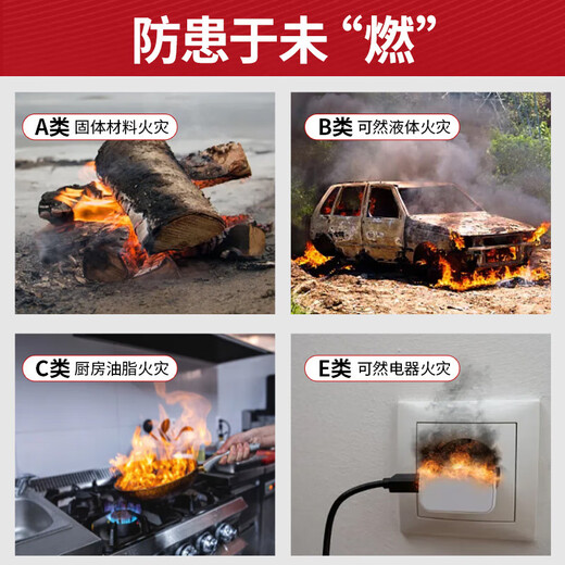 Tianzhenjue portable household fire extinguisher 4kg dry powder 4kg vehicle shop shop factory 1kg 2kg 3kg 5kg 4KG fire extinguisher company shop fire inspection