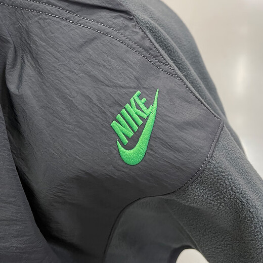 耐克（NIKE） 卫衣外套男士2024春秋季运动服保暖摇粒绒圆领套头衫 DD4855-068灰色 XL