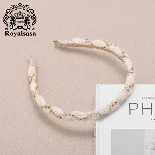 Royal sasa皇家莎莎秋冬发箍女链条发饰超仙头箍细边压发发卡头饰