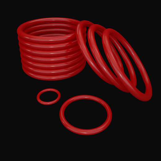 Bingneng red high temperature resistant silicone rubber o-ring high temperature waterproof ring seal seal ring wire diameter 1/1.5/1.9/2 85*1mm 10 pcs