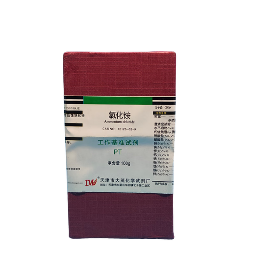Tianjin Damao Ammonium Chloride Benchmark Reagent PT100g Laboratory Chemistry Experiment Reagent PT100g PT100g Spot