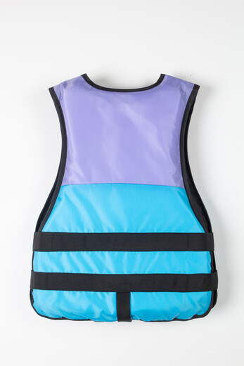 DRESEA life jacket for adults and children with high buoyancy portable life vest for fishing and boat swimming seaside professional life jacket blue purple L