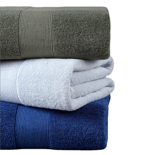 Toalla de baño de gracia algodón cómodo toalla de baño en espesas suave algodón de algodón oscuro 1407036036014070 [algodón] azul; 140*70CM360G 360G140*70cm