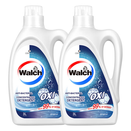 威露士除菌有氧洗衣液家用机洗 双效配方衣物除螨去污去渍 除菌率99.9% 瓶装3L*2