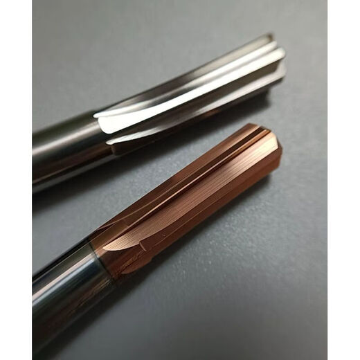 XMSJ Sichuan Blatt Wolfram Stahl REAMER H7 Gerade Rille/Spiral Integral Zemented Carbid CNC CNC Gerade Griff Langer Maschinenreamer 14100L Spiral gerade Rille für Aluminiumnote