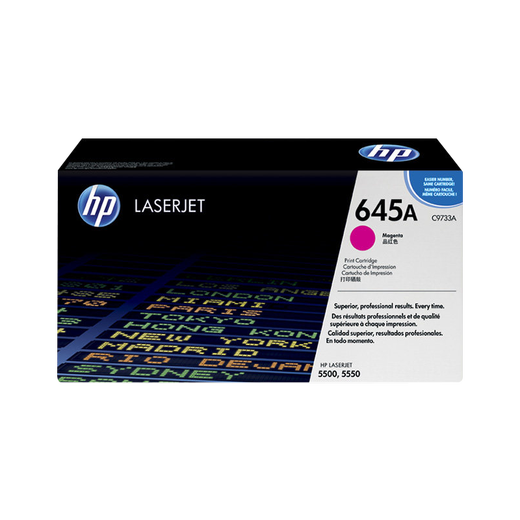 
HP HP C9730A original toner cartridge 645A black color LJ5550 5500 printer toner cartridge 645A red toner cartridge C9733A