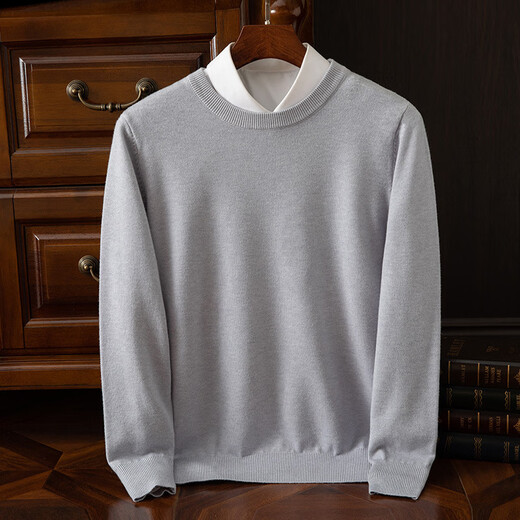 Pull pour hommes basique automne et hiver classique rond coule de base de base de bases de base.