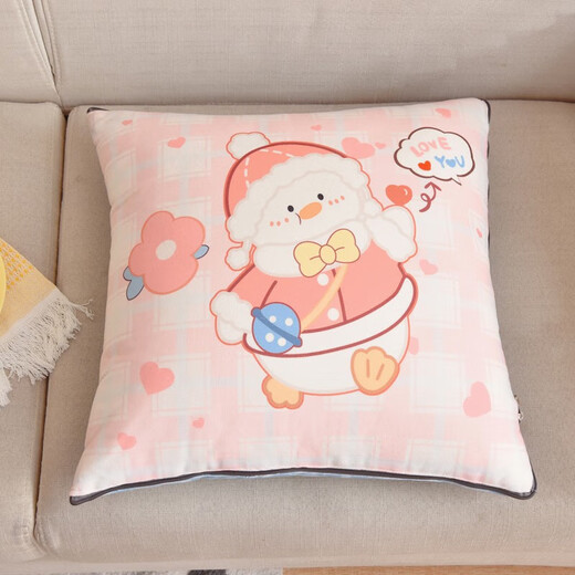 Jie Liya Pillow Quilt Office Nap Pillow Bedside Elementary School Student Nap Pillow Quilt Two-in-One Snow Baby