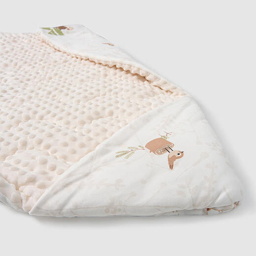 Tongtai (TONGTAI) baby blanket, pure cotton quilted baby blanket, beanie fleece blanket, newborn baby full moon blanket, winter forest