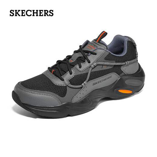 Skechers Waffle Bear men's shoes autumn thick sole heightening dad shoes soft sole versatile trendy casual sports shoes 237430