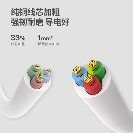 飞利浦PHILIPS分控插排带线排插单独电源分控插座独立开关插盘插头宿舍空调一转多用转换器超长插线板插板 分控4插位1.8米