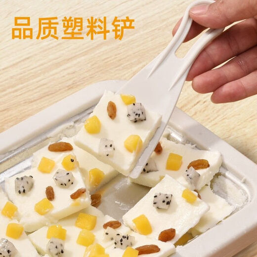 
Mini fried yogurt machine children's cartoon small household ice cream machine stainless steel fried ice machine smoothie machine fried ice tray white [304 stainless steel panel] more than 5,000 units