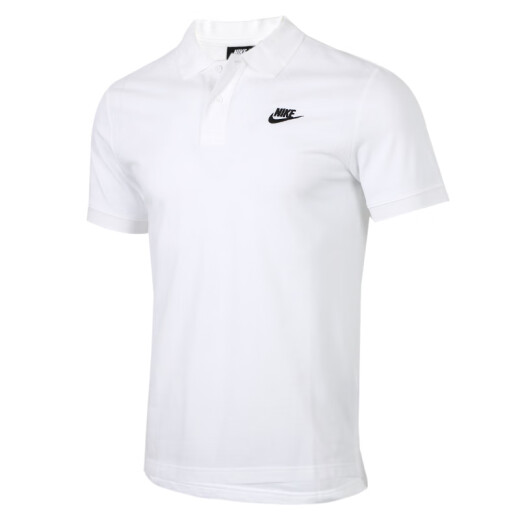 Nike (Nike) Camiseta de solapa de verano de mangas de manga corta Camiseta deportiva casual Traje de carrera FN3895 FN3895-100/Modelo de imagen principal/Algodón puro/2024 Nuevo M120-130Jin [Jin equivale a 0.5 kg]