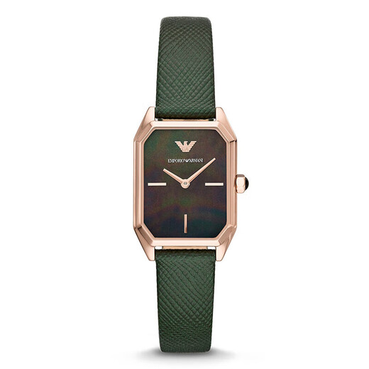 
Emporio Armani watch women's belt steel belt simple retro star European and American watch same price 618 for girlfriend, small green watch luxury gift box-AR11149