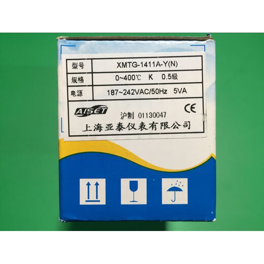 山头林村亚泰XMTG1000-2上海亚泰仪表温控XMTG-1411A1401A1421A1011A1 侧面型号XMTG-1421A-Z K 400度
