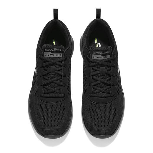 Skechers Chaussures masculines Summer 2025 Nouveau chaussures de ruissellement en maille noire