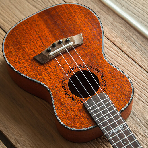 Andrew Ukulele Anfänger Vintage Mahagoni Small Gitarre 23-Zoll [Vektor] Retro-Farbe