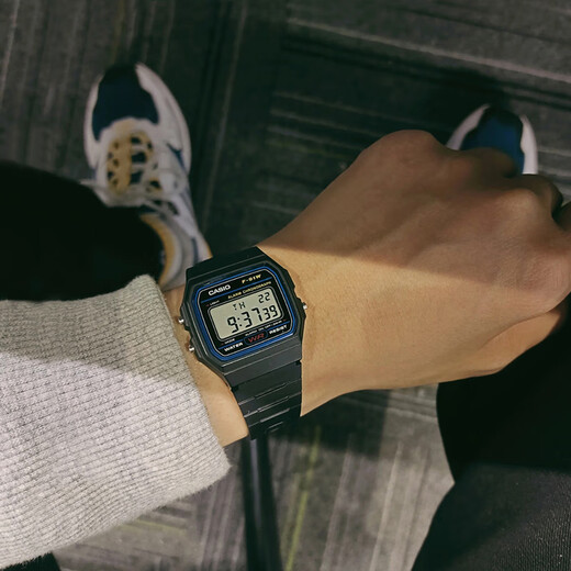 Casio watch men's retro small square big winner same style student sports simple waterproof watch F-91W-1 (main recommendation)