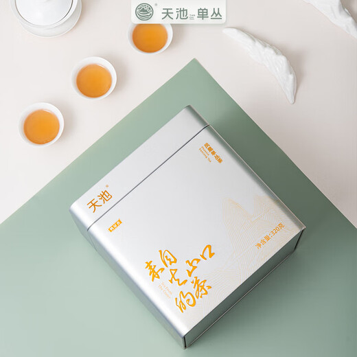 Tianchi tea leaves, Phoenix Oolong Tea, Duck Shit, Chaozhou, Dancong Gaoshan New Tea, Spring Tea Can, Gift Box for Elders, Duck Shit, 320g*1 Can