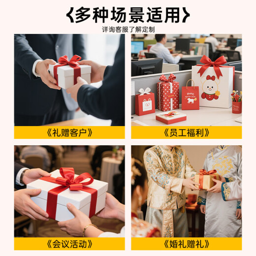 囍器商务伴手礼盒伴郎礼物生日礼物男朋友高档实用男士高端定制礼品 【美式成真】毛毡手提箱礼品1