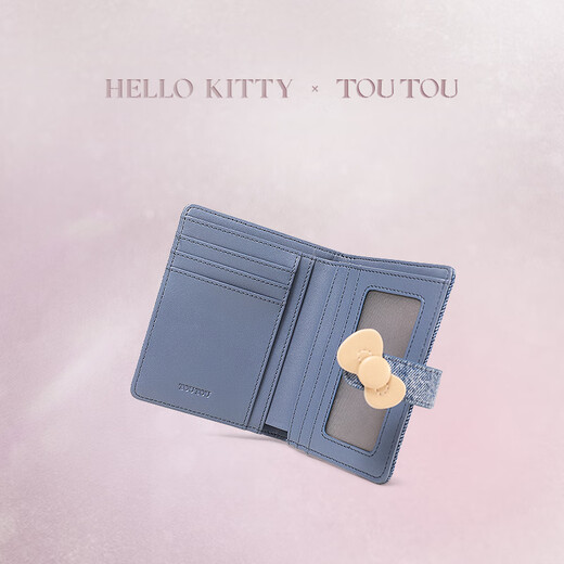 toutou birthday gift hellokitty kid cat denim wallet kt card bag gift for girlfriend girl girl