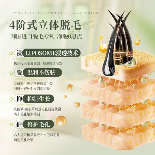 RUYI Hair Removal Cream 200ml mousse spray for private parts of armpit hair and leg hair for men and women to permanently remove roots and stop growing.