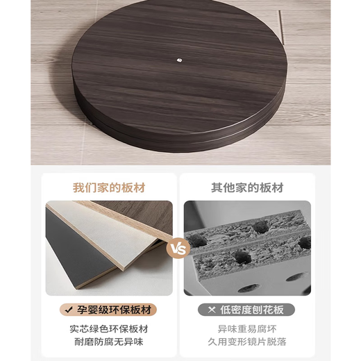 Small craftsman dressing mirror and coat rack integrated rotating full-body mirror multi-functional mobile floor mirror white 165*40