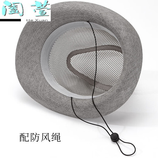 Htkd Men's Summer Linen Hat Hatle