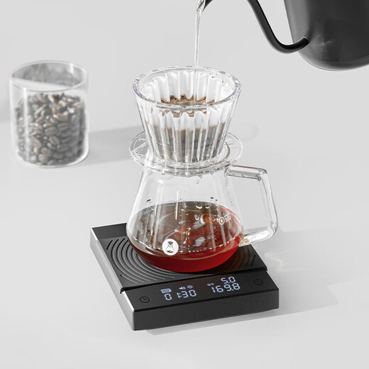 Taimo Black Mirror BASIC intelligent multi-functional hand-brewed coffee scale, bar counter weighing and timing electronic scale, baking scale
