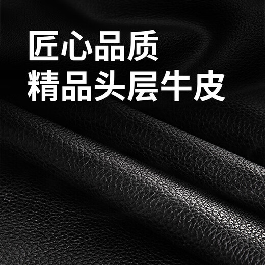班歌真皮双肩包头层牛皮商务男士背包15吋电脑包大学生书包礼物6621黑