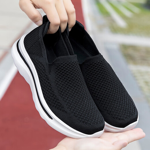 
Zuli Jianai Daddy's Older Shoes for Women Middle-aged and Elderly Walking Shoes for Spring and Autumn Wide Fat Foot Mesh Breathable Non-Slip Soft Sole Casual Shoes 9928 Light Gray Women's Style 38