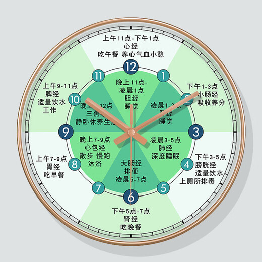 Pengchuang Light Welfare Ziwu Liuzhu Uhr Health Club Wanduhr Moderne Schönheitssalon Automatische Uhr A728 Schwarz [Radiowellenbewegung Automatische Zeit] 8 Zoll (Durchmesser 20 cm)