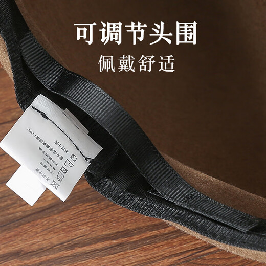 Buta autumn and winter wool beret retro woolen hat for women winter new big bow retro temperament beret hat camel