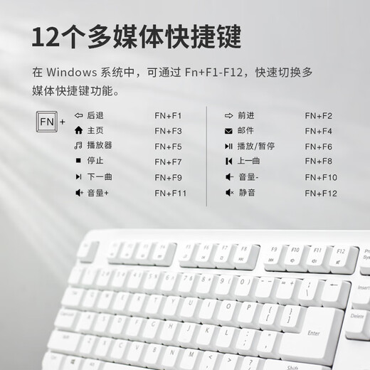 雷柏（Rapoo）X1800Pro无线键鼠套装商务办公光学鼠标键盘 白色（鼠标+键盘套装）