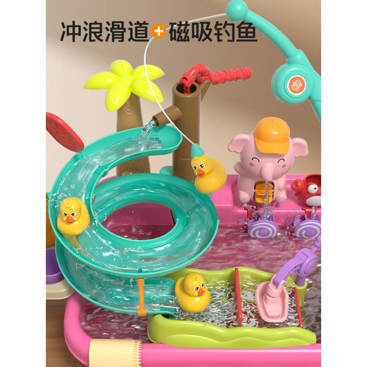 VTR儿童洗碗机玩具出水循环电动水洗菜池宝宝过家家厨房女孩3一6岁8 1【标准款】三合一洗碗机-手动出