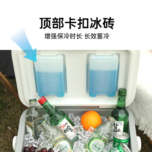 Ice trip car cooler refrigerated outdoor camping cooler thermal insulation 22L