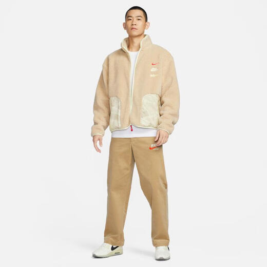 
Nike (NIKE) SPORTSWEAR Men's Imitation Lambskin Jacket FZ6194-126 2XL