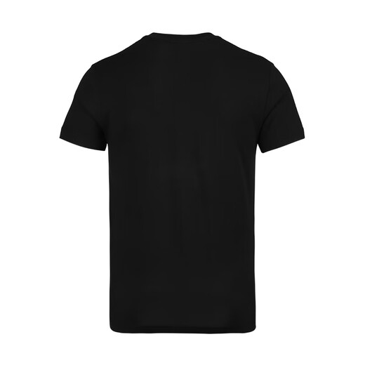 VERSACE JEANS COUTURE奢侈品男装范思哲男装男士简约圆领T恤短袖 11979礼物 黑色 2XL