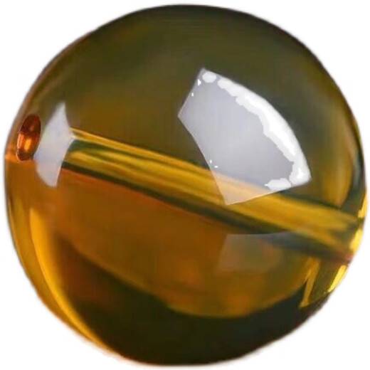 Core fragrance natural blue amber single bead Dominican Mexican water purification grade Burmese amber beeswax with beads separated by beads cultural toy accessories 16mm 1 piece default