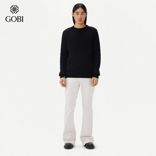 GOBI GOBI [Cadeau chinois de la Saint-Valentin] Automne Nouveau produit Soft and Fashionable Men's Round Neck Sweater Sous-vêtements foncé Bleu foncé 1479 M