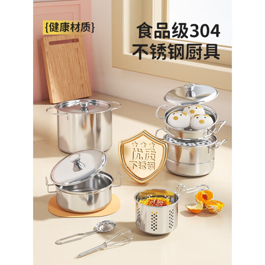 Mini Küche kann für 7-14 Jahre alte billige Kinder kochen können, um echte Küche zu kochen, volle Küchenutensilien für Mädchen, die mit Food Grade spielen * verbessertes Version 220 Küchenpulver
