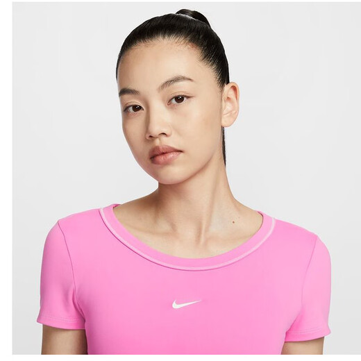 Nike (NIKE) [Jinlang Sports] Women's Dri-FIT breathable quick-drying short sleeve top HM4584-675 HM4584-675 L