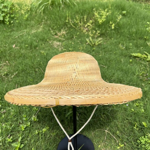 Suyoumi men's sun hat 2025 new summer bamboo hat hat hat rain sun protection hat men and women summer outdoor farmers purple border Zhongshan hat