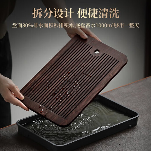 Shangyanfang Lazy Stone Mill Tea Set Single Household Tea Maker Rotating Water Automatic Kung Fu Teapot Tea Cup Tea Set Three-piece Set 4 Ru Kiln Automatic Tea Set 3 Heads